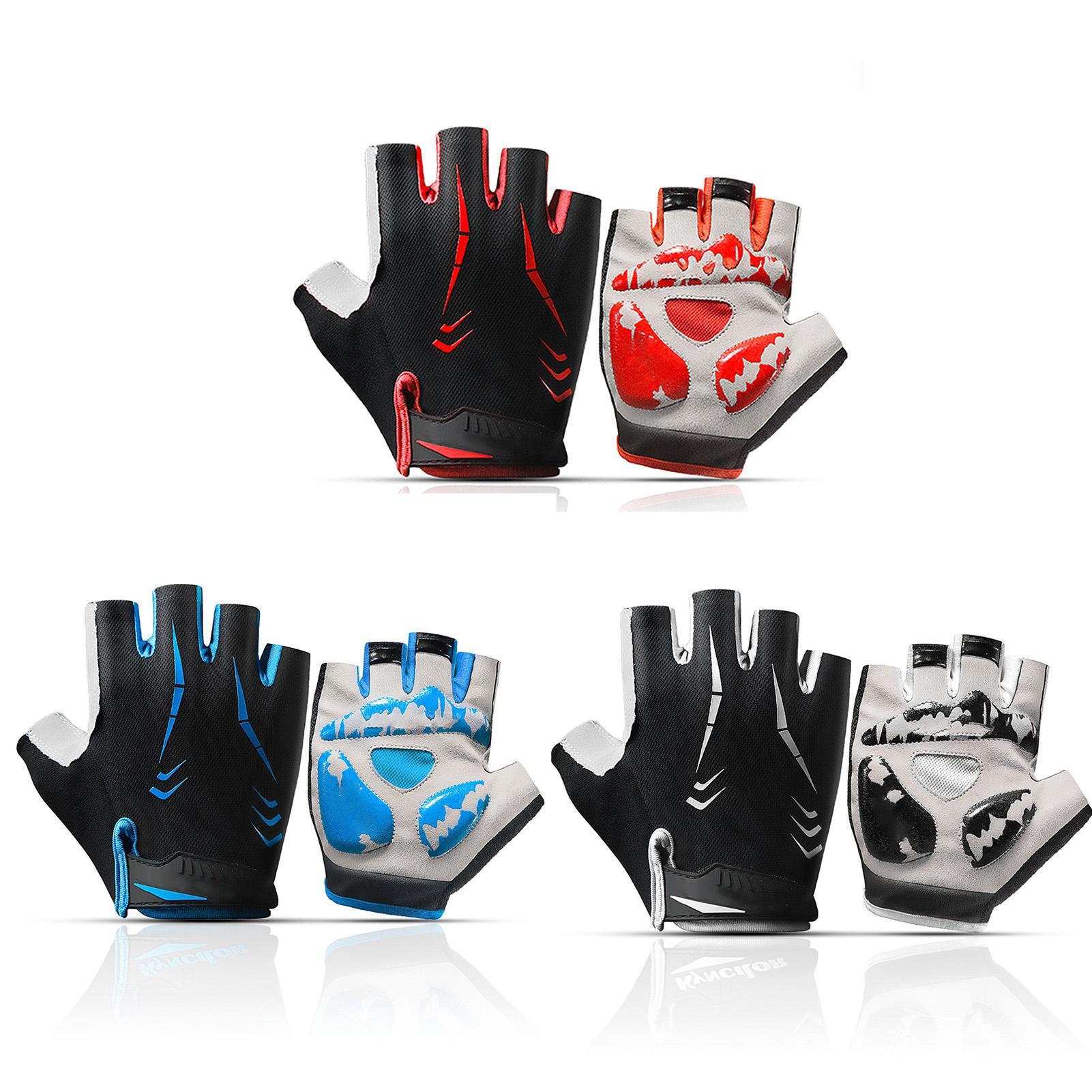 

Перчатки без пальцев на открытом воздухе Амортизирующие износостойкие противоскользящие перчатки на полпальца Mounta