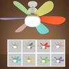 Modern Ceiling Fanlight 30W Lighted Ceiling Fan 86V-265V Decorative Ceiling Fanlight 3 Fan Speeds for Living Room Kitchen