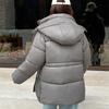 Streetwear Winter Parkas Women Down Cotton-padded Jacket Loose Hooded Coats Student Outerwear Thicken Warm Overcoat