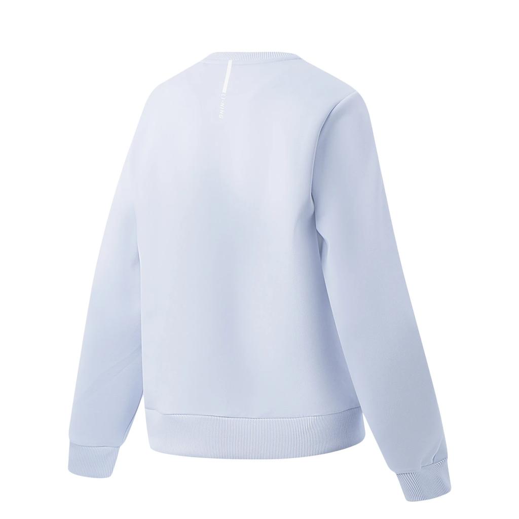 Li Ning Fitness Serie Einfaches Logo Lässig Rundhals Vielseitig Sport Sweatshirt Damen Sweatshirt AWDV962-5