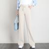 Autumn Winter Women's  Wide Leg Pants Women's High Waist Plus Velvet Baggy Straight Trousers Casual Thicken Warm Pantalones