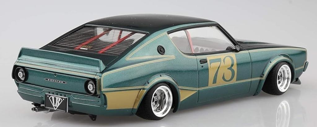 Aoshima Bunka Kyozaisha Liberty Walk Series LB Works Kenmeri 2Dr First Plastic Model 1/24 No.2 Ver.