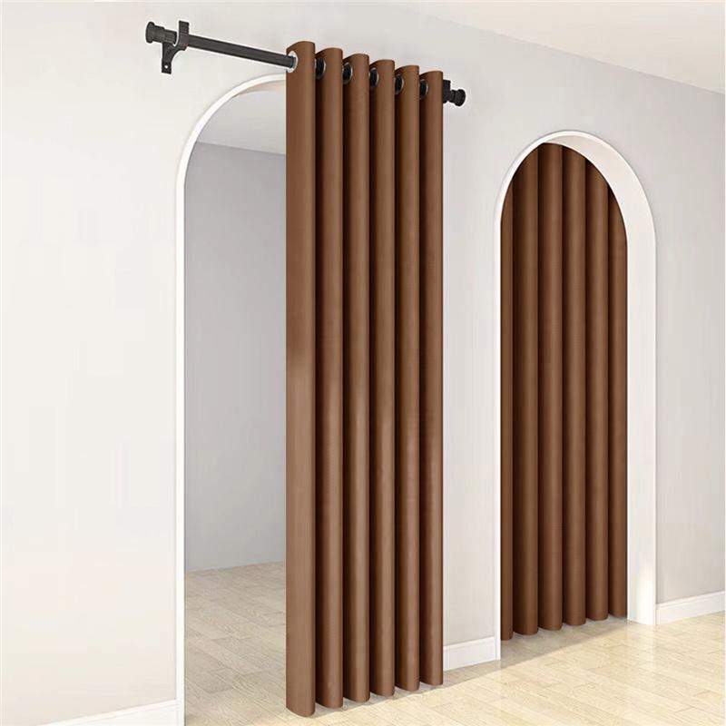 Minimalist Solid Color Blackout Curtains High Precision Thermal Insulated Window Drapes Home Decor