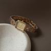 Retro Style Premium Gray Square Bracelet Watch Femininity Simple Niche Temperament Women's Workplace Watch