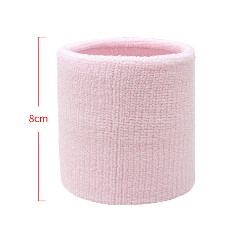 Cotton Wrist Support Band Wristband Sport Bracers Sweat Towel Cuff Tennis Wrist Guard Protector Strap Fitness Run Sweatband Gym