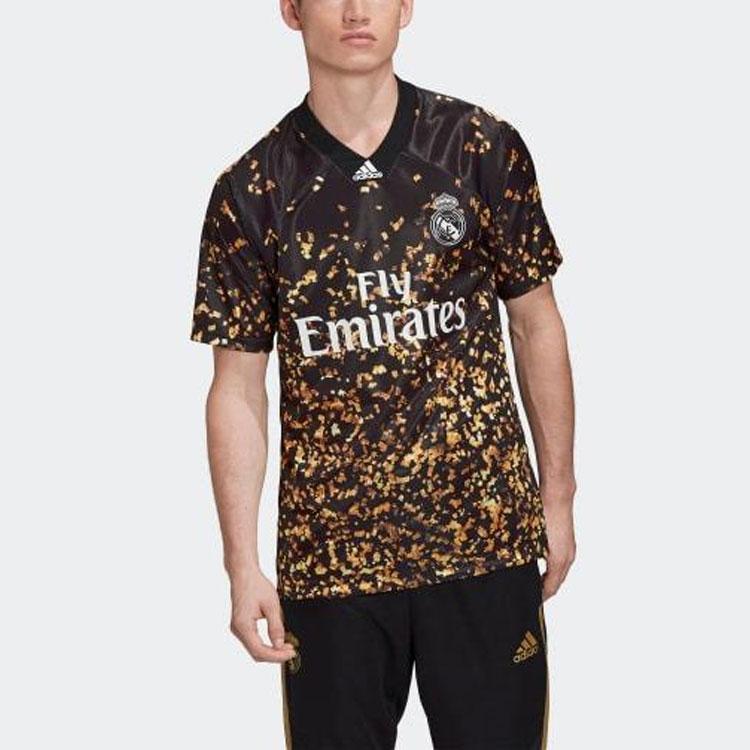 adidas Soccer Jerseys Men's Black Moderate Straight Fit EJ5563