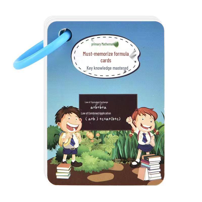 Complete Set of Primary School Math Formula Cards - People s Education Edition