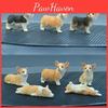 Ornamental Useful Figurines Dog Small Size Exquisite Workmanship