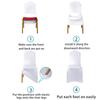 10 Pack Spandex Chair Covers - Stretch Polyester Chair Covers For Weddings, Banquets, Parties And Dining Chairs - Graphic Design, Universal