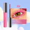 Colorful Mascara with Pearlescent Fine Shimmering, Waterproof and Non-smudge Christmas Spiral Mascara Brush