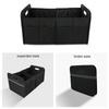 Versatile Oxford Cloth Car Trunk Organizer -Toys Food Storage Bags Box Foldable Storage Box For Vehicle Essentials Accessories