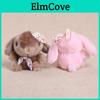 Plush Bunny Keychain With Flower Hat And Bow For Girls And Boys Accessories