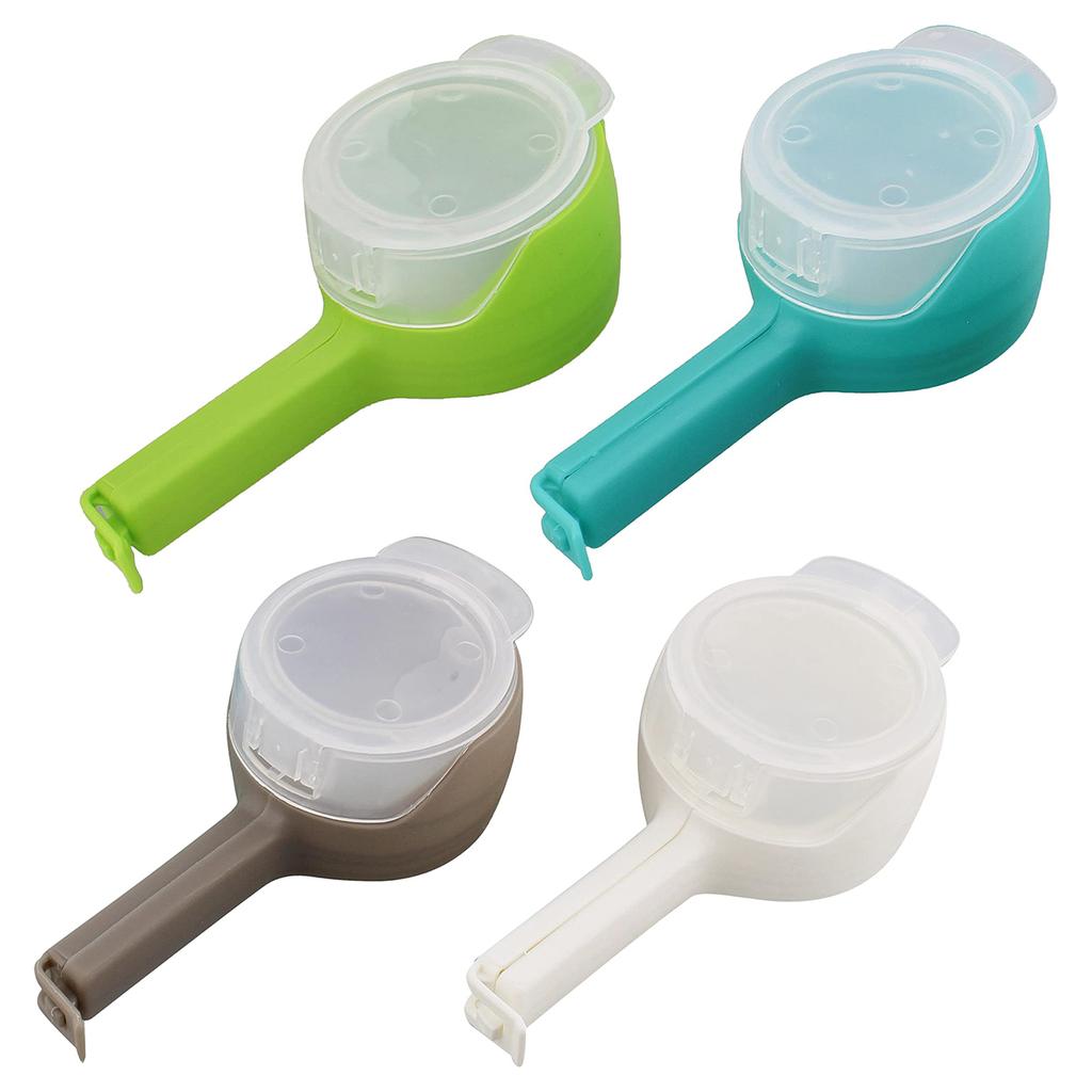 Food Bag Clip, Food Storage Sealing Clip with Tipping Mouth, Kitchen Potato Chip Bag Clip, Plastic Cover Sealing Clip