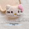 Hello Kitty Plush Accessories: DIY Doll, Cat Head Brooch, Pendant, Bag, Scarf, and Shoe Decorations.