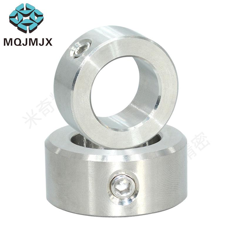 Collier de Blocage d'Arbre en Acier Inoxydable GDZS - Réglable, Lisse, avec Vis d'Arrêt & Serre-Tuyau.