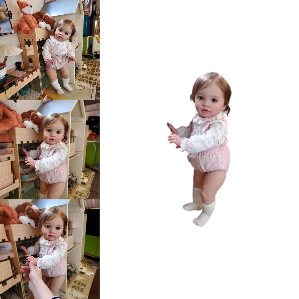 Silikonowa Lalka Niemowlę Reborn z Realistycznymi Cechami Dla Kolekcjonerów i na Prezent