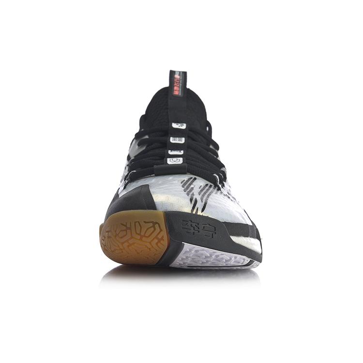 New LINING Quick Start Badminton Shoes Men Low Top Gray Black AYAQ009-1