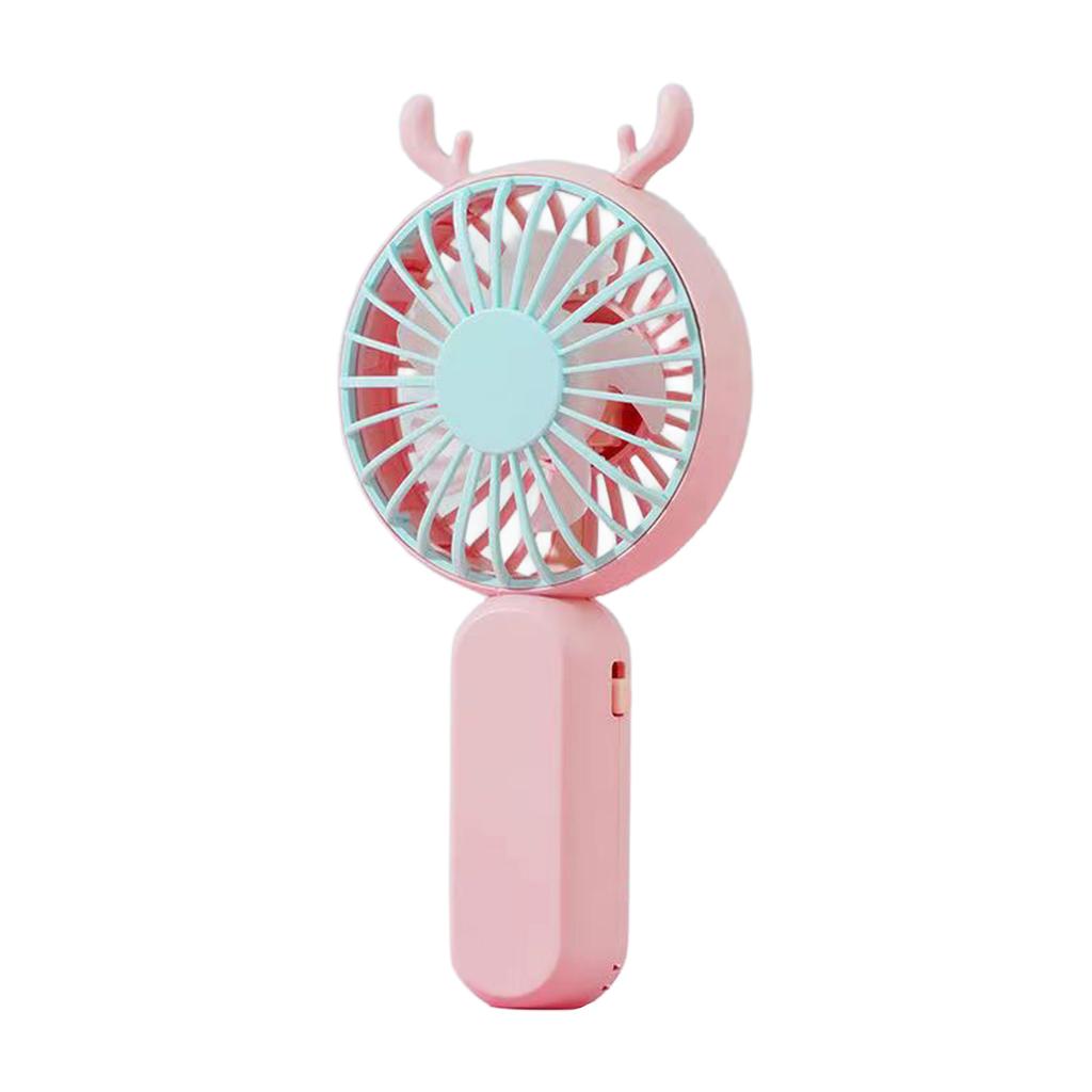 Mini USB Handheld Fan Rechargeable Portable For Student Dormitory Use ABS Material Adjustable Wind Speed