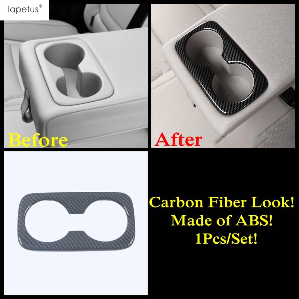 Dashboard Panel / Gear Shift Water Cup Panel / Head Light Cover Trim For Hyundai Tucson NX4  -  Carbon Fiber Accessories