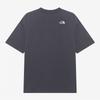 [north Face Official] Nt7ur05l White Label Retro Short Sleeve Round Tee Charcoal Grey