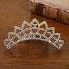 Rhinestone Tiara for Girls - Princess Crown Headpiece, Birthday Gift & Performance Hair Accessory