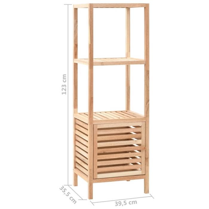 VidaXL Armoire de salle de bain Bois de noyer 39,5x35,5x123 cm 247099