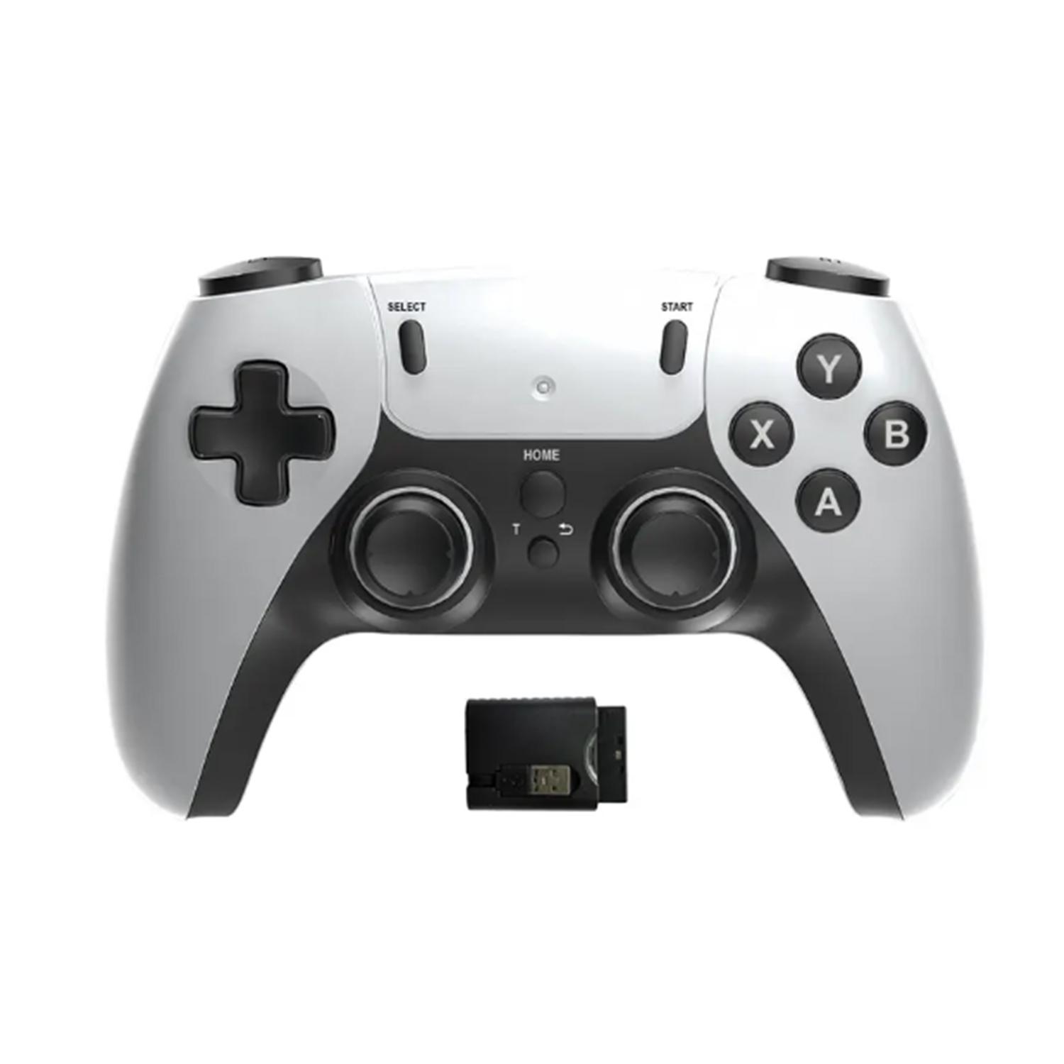 Беспроводной игровой контроллер для PS1 PS2 Беспроводной игровой контроллер Видеоигра Портативная игровая консоль Видеоигра Развлечения Геймпад Bundle 1 белый