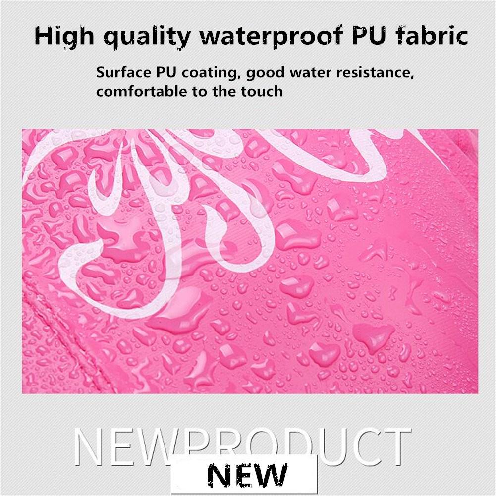 Men Women PU High Elastic Long Hair Waterproof Sunscreen Swimming Cap