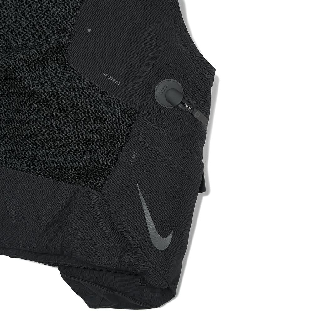 Nike ISPA SS25 Gilet Minimaliste Confortable Élégant Sans Manches Unisexe Gilets Noir Gris Fer HF6403-010