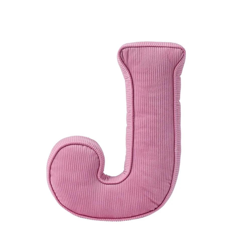 Alphabet 26 Lamb Fleece Letter Plush Toy Pillow Soft Nap Soothing Cushion For Toddlers Babies Nursery Photo Prop Birthday Gift