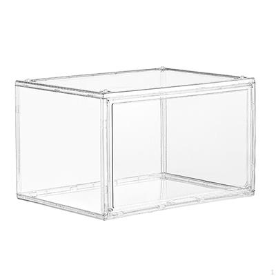 Boîte de rangement pour chaussures Vitrine anti-poussière pour sandales chaussures plates baskets