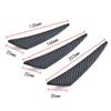 4/6PCS Carbon Fiber Universal Front Bumper Lip Diffuser Splitter Fins Body Spoiler Canards Valence Chin Car Tuning Canard Decor