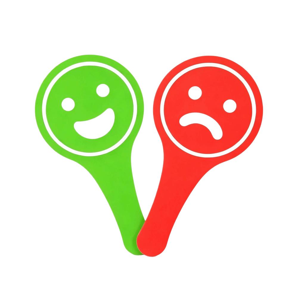 10pcs Yes/No Judges  Cards Expression Hand Held Response Card Yes or No Paddles KT Board  Voting Expression
