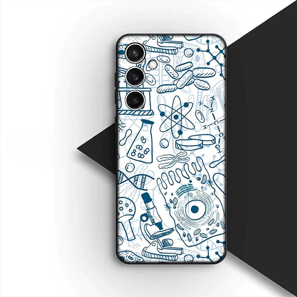 Chemical Maths Equation Formula Phone Case for Samsung Galaxy S24 S25 S23 FE Ultra Plus S7 Edge S25+ S23+ A56 5G Cover