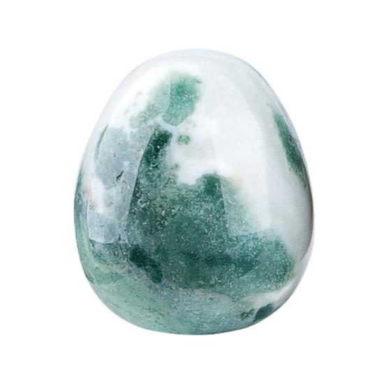 

Micro Landscape Ornaments with Egg Shape Polished Natural Stone Colorful Decorative Table Decoration for Easter S