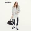 MO&Co. Women's Detachable Wool Collar Hoodie Jacket MBF1JKT008