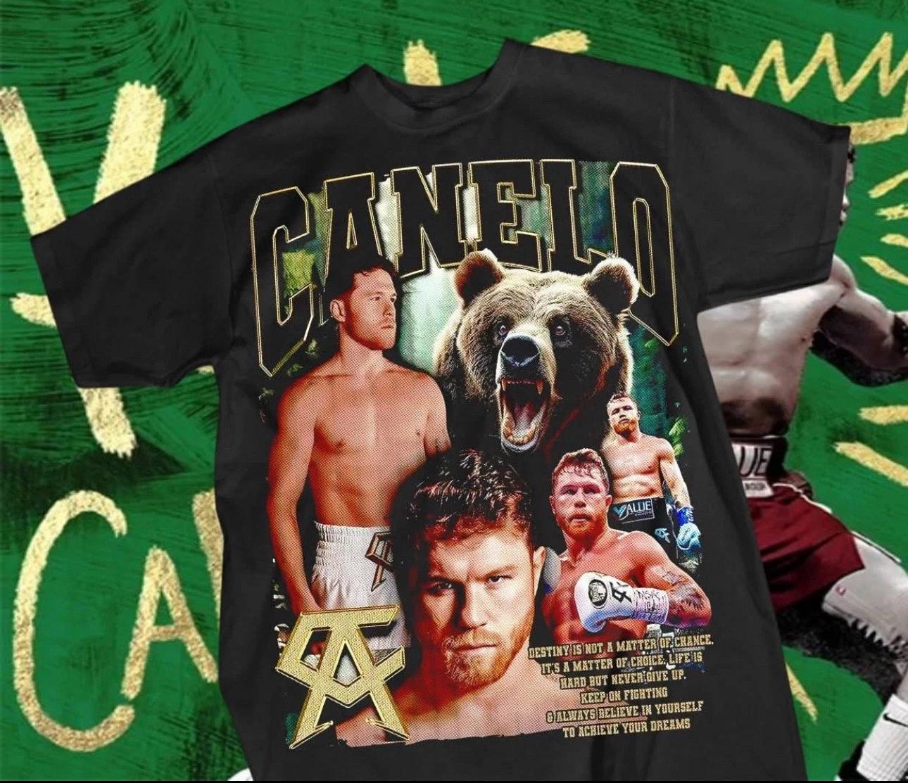 Дизайн 4 Боксерская футболка Canelo Alvarez Новая S-3XL Футболка 2025 2XL