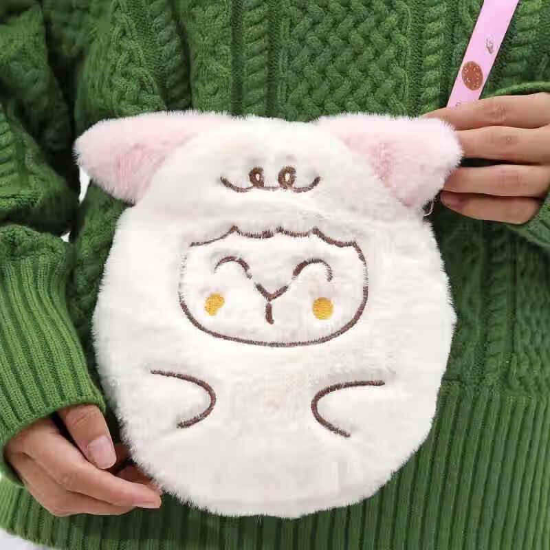 Plush Anti-Scald Cover for Heating Pads