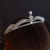 Crown Bride Headwear Crystal Hair Band Birthday Crown Pearl Hair Accessory  Hair Crown  Photo and Portrait Accessories  Light Luxury Style