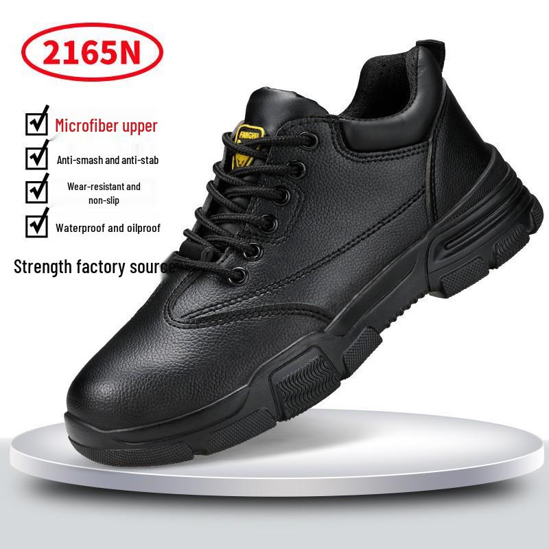 Zapatos de Seguridad Ligeros y Transpirables para Mujer - Cómodos Antiaplastastamiento, Antipinchazos, Zapatos de Trabajo Modernos para Largas Horas de Pie