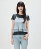 MIXXO Frill Layered Short Sleeve T-Shirt Re Lwg40Ss_Miwhwg74Ra