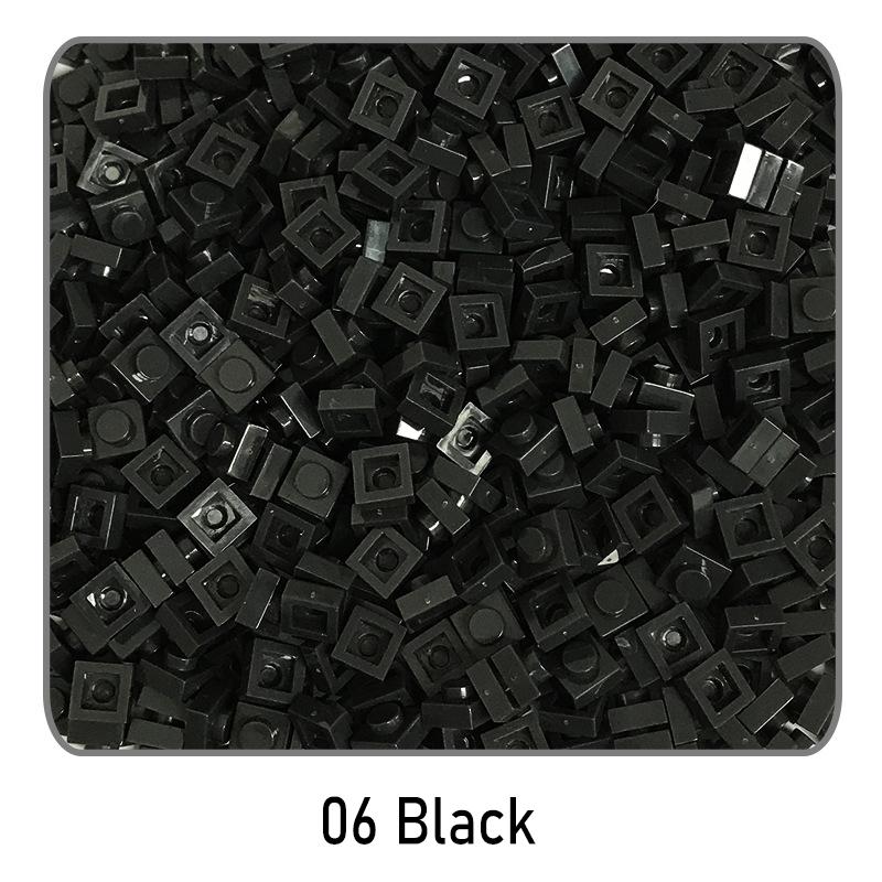 500Pcs Diy Pixel Art Building Blocks Thin Figures Bricks Compatible With 3024 1X1 Square Bricks Bulk Assemble Toys Gift For Chil