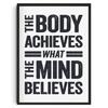 Gym Wall Art Poster Gym Inspirational Poster Home Gym Wall Decoration Gym Slogan Canvas Printing Decorative Painting Frameless