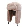 Winter Women's Windproof Faux Rabbit Fur Hat with Ear Protection - Fashionable & Warm for Outdoor Cycling