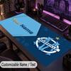 Large Mouse PadOlympique Marseille FC Custom Name Text Personalized Desk Mat Non Slip Gaming Pad