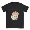 Miniso Monday Mood Sleepy Crayon Shinchan Funny Women Cotton Tees Short Sleeve Funny Cute T Shirts Crew Neck Merchandise Print
