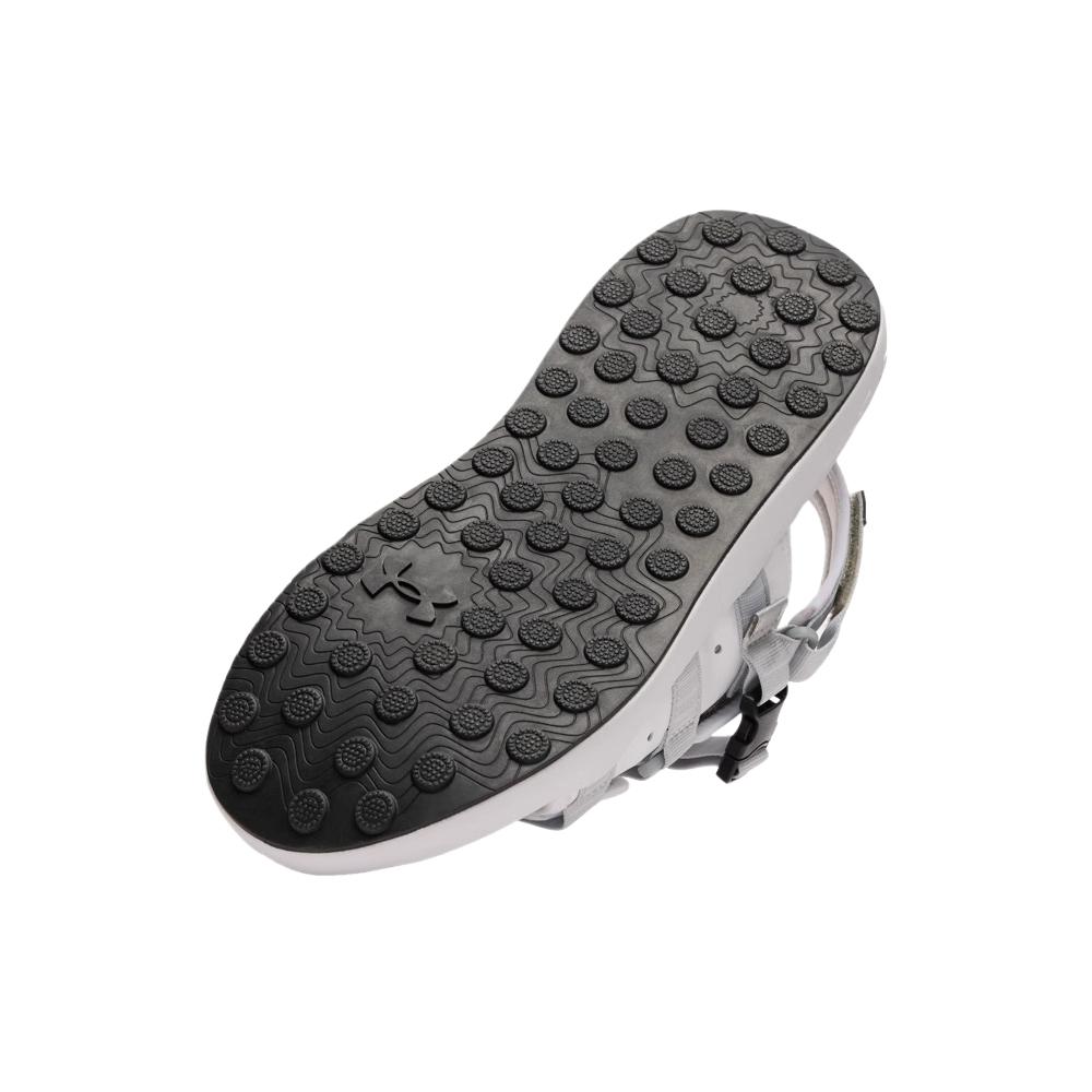 Under Armour Leather Soft Comfortable Stylish Simple Slide Sandals Unisex Sandals White 6007203-100