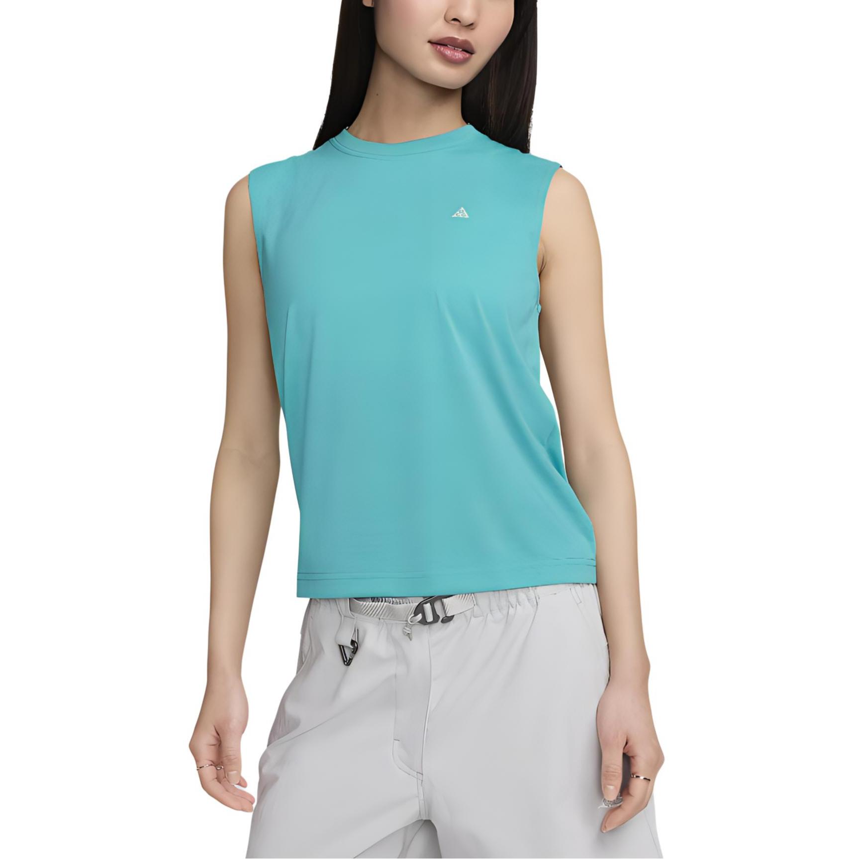 

Nike ACG Dri-FIT ADV Goat Rocks Cool Comfortable Loose Short Sleeve Tank Top Kids Tops Dark-Cactus White DO9271-345 M