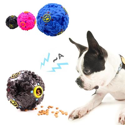 Pet Dog Squeaker Missing Food Ball Squeank Puppy Big Dog Puzzle Training Toys for Dogs French Bulldog Pug Balls Pets Accessories