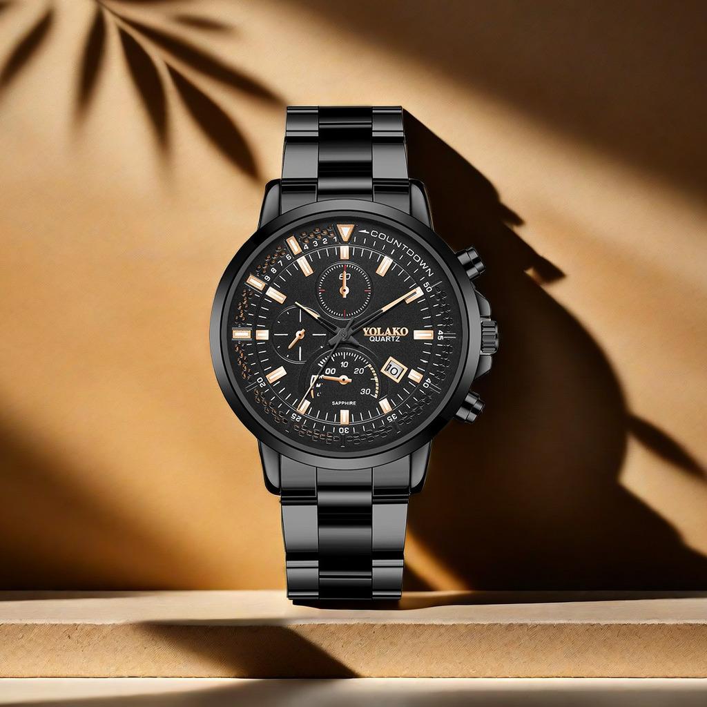 High Quality Quartz Watch Dial Value Display Business and Leisure Waterproof for Sports Running Leisure Outdoor Work